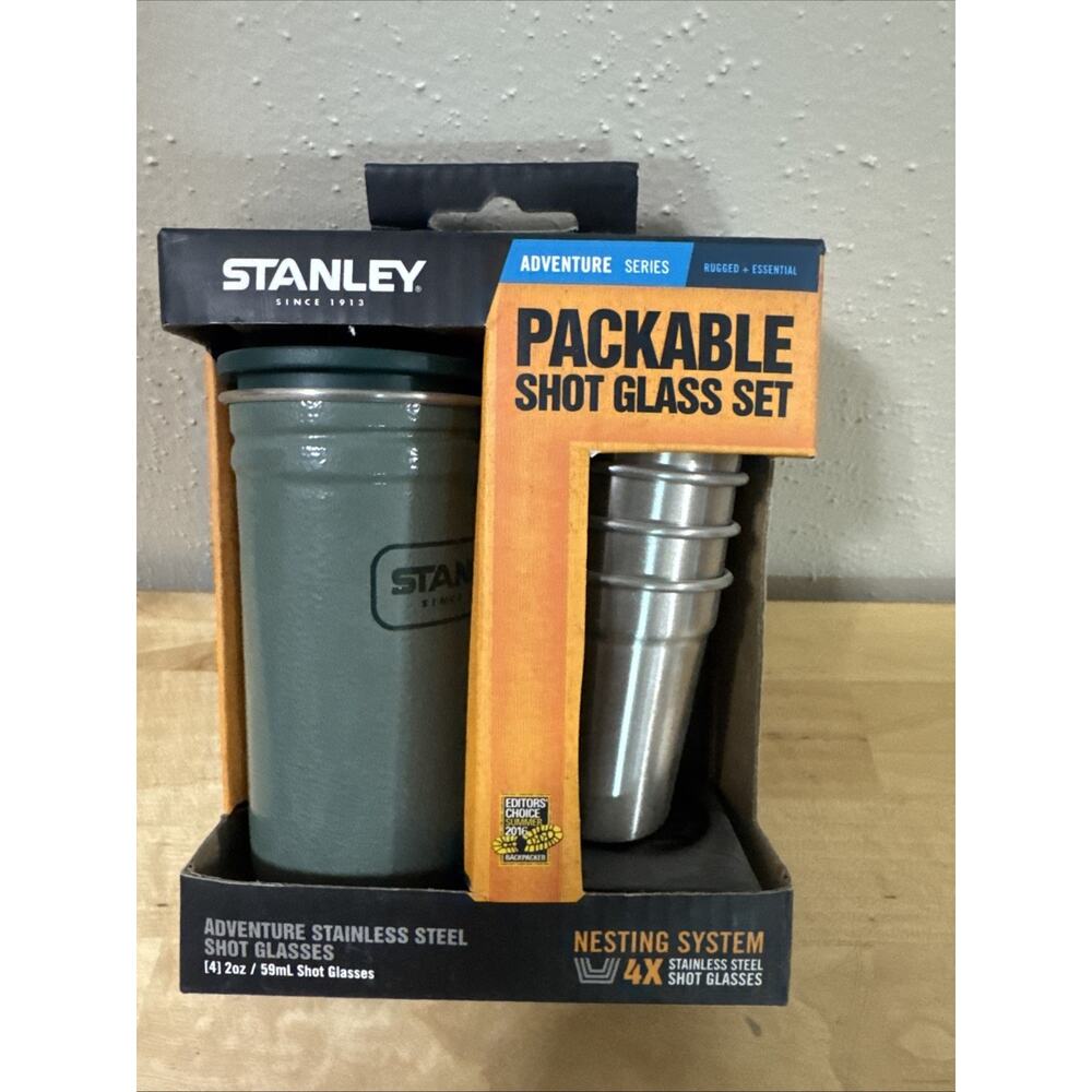 Stanley Adventure Stainless Steel Packable Shot Glass Set, NEW B